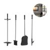 Traderight Fireplace Tool Set 4 PC Fire