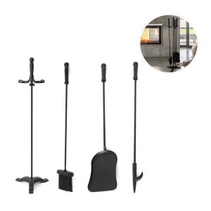 Traderight Fireplace Tool Set 4 PC Fire