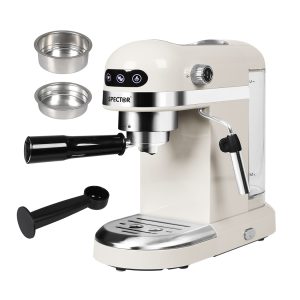 Spector Coffee Maker Machine Espresso Milk White